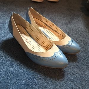 Robins egg blue B.A.I.T. Vintage-inspired shoes