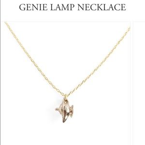 Cat Bird Genie Lamp Necklace