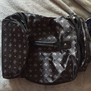 black travel bag