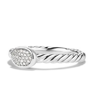 Cable Collectibles oval ring with Diamonds