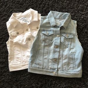 2 Old Navy Jean Vests