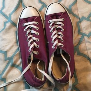 Purple converse all-star