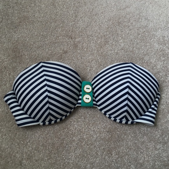 Nautical bikini top, size M