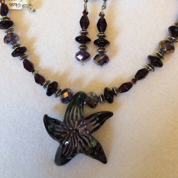 FINAL SALE PRICE Handmade Lampwork, Swarovski & Glass Bead 2 Pc Set - Picture 4 of 4