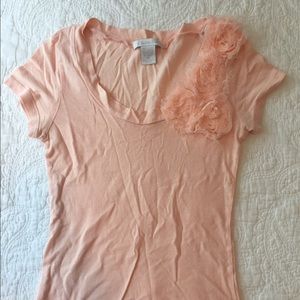 SOLD. Charlotte Russe- Rosy shirt