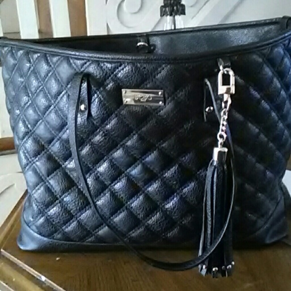 BCBG Paris Big Black Bag