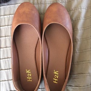 tan slip on shoes