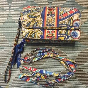 Vera Bradley All In One Crossbody, Marina Paisley