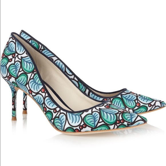 Sophia Webster for J. Crew printed pumps
