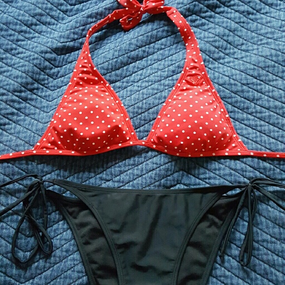 ROXY Swim Top/ Forever 21 swim bottom