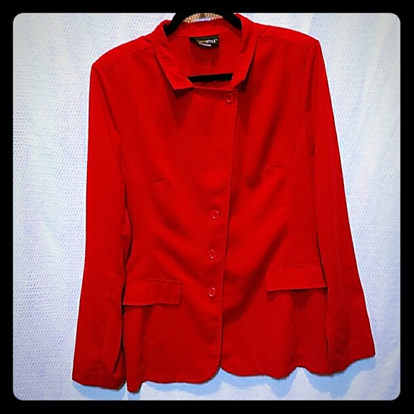 Red blazer