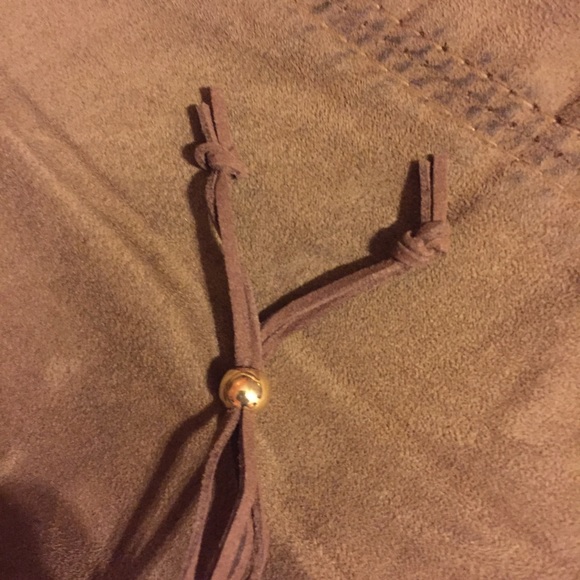 Tribal turquoise/gold blue cord necklace 18" - Picture 3 of 3