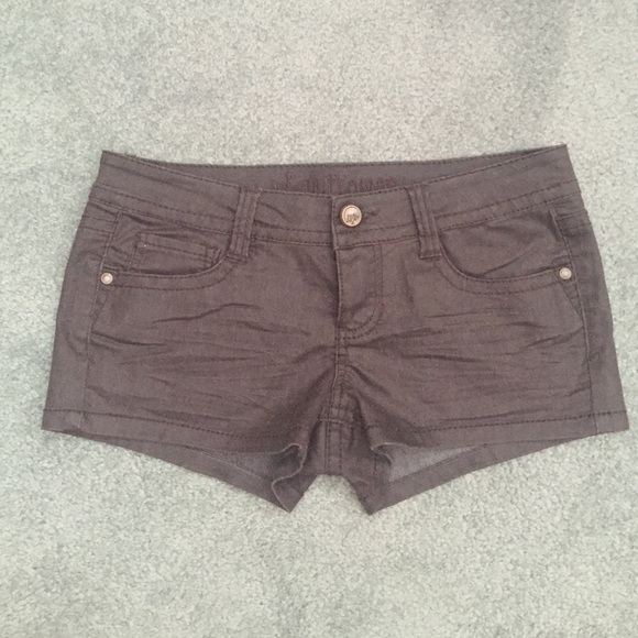 Chocolate brown Jean shorts