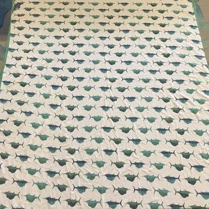 Kickee pants swaddle SWORDFISH