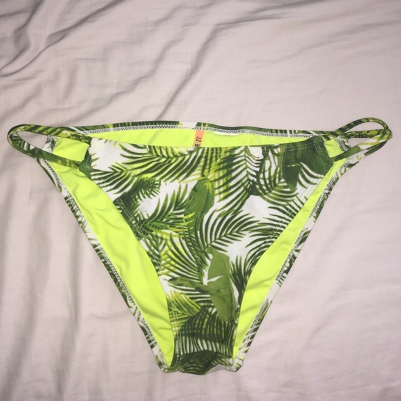 Palm leave bikini bottoms