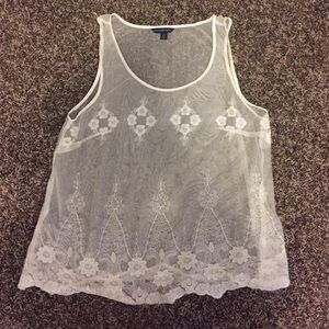 American Eagle lace tank