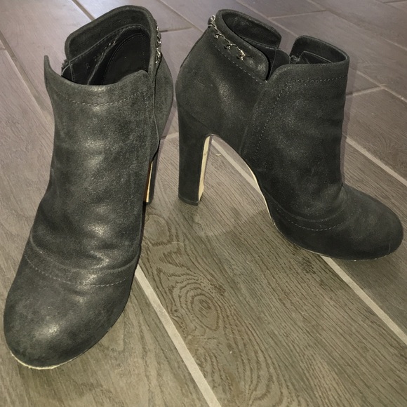 CHANEL Shoes - Chanel ankle boots. Distressed leather.