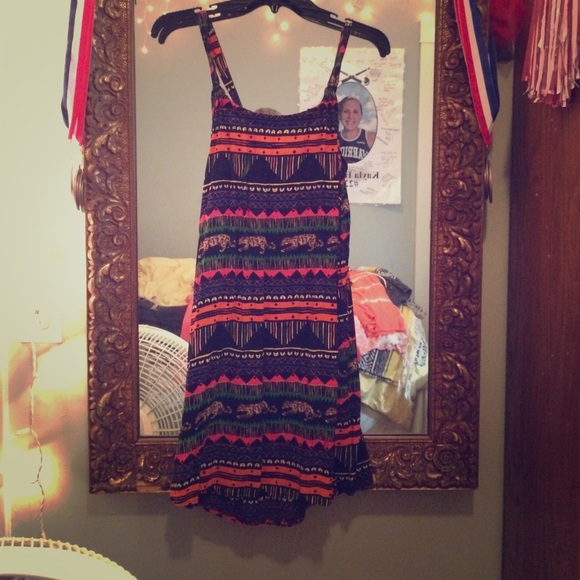 Tribal pattern dress