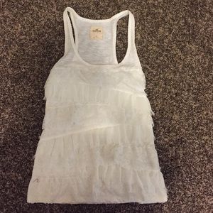 Hollister lace tank top