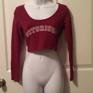 Maroon Crop Top!