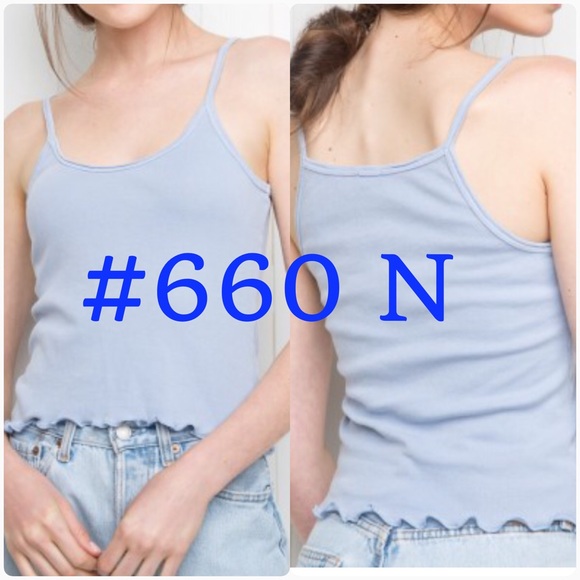 Brandy Melville John Galt Blue Kimbell Tank NWOT