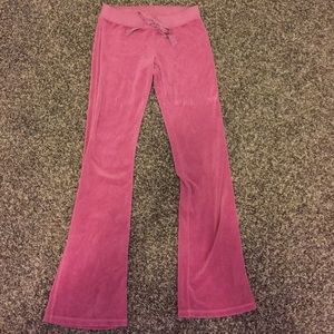 Juicy Couture Velour track pants