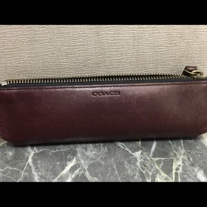 Coach Bleecker Legacy Leather Pencil Case