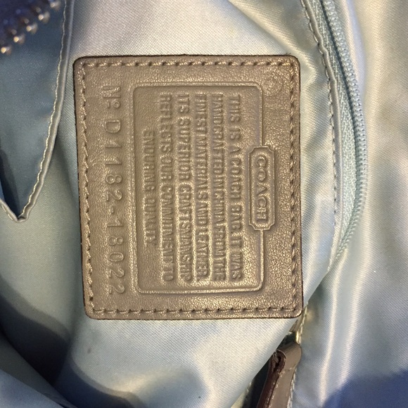 Perforated Leather Coach Hobo Bag - Picture 2 of 4