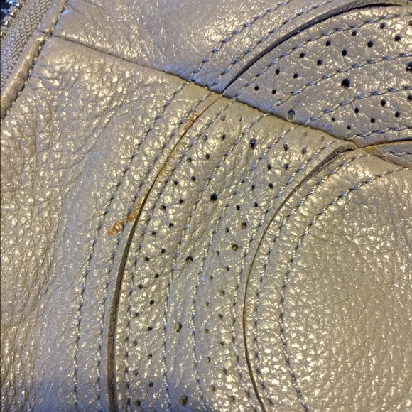 Perforated Leather Coach Hobo Bag - Picture 4 of 4
