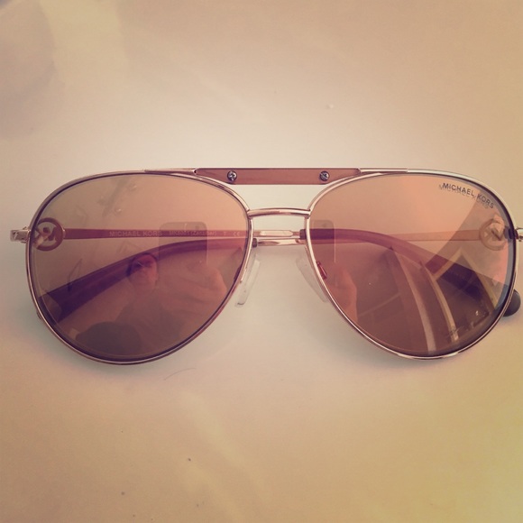 Michael Kors Rose Gold Aviators