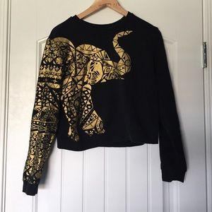 Elephant Crop Sweater