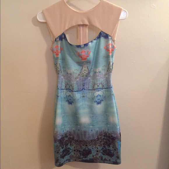 Multicolor bodycon dress