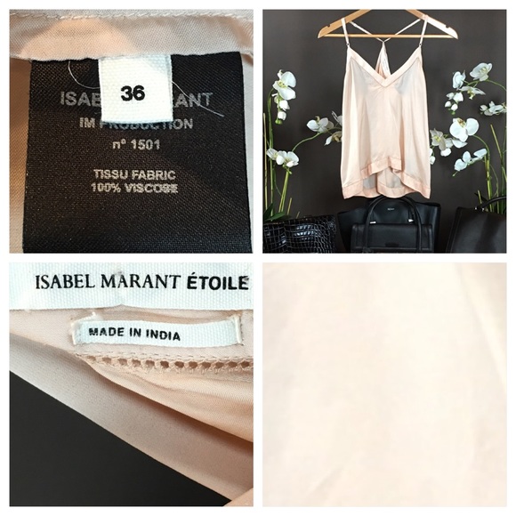 ÉTOILE ISABEL MARANT BLUSH SLEEVELESS TOP - Picture 5 of 7