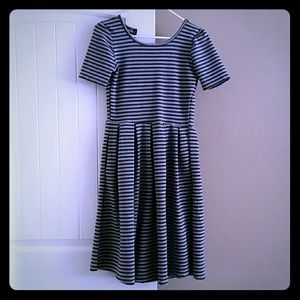 Lula Roe striped dress