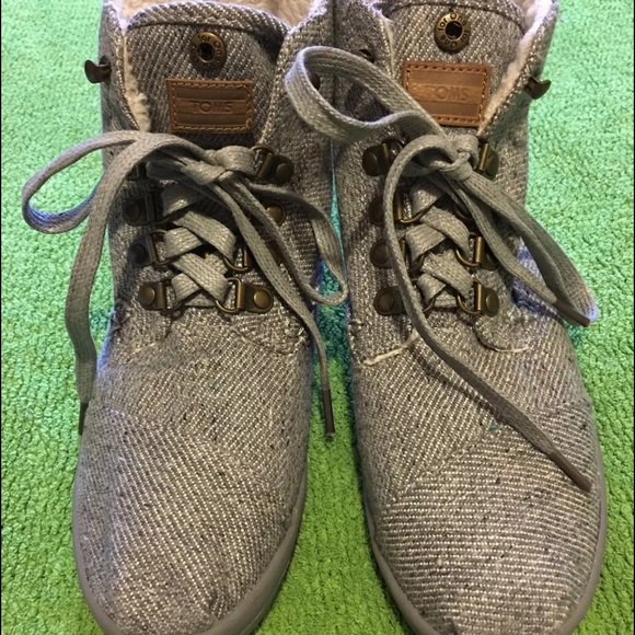 TOMS Highland Herringbone Fleece-Lined Botas