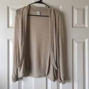Tan cardigan
