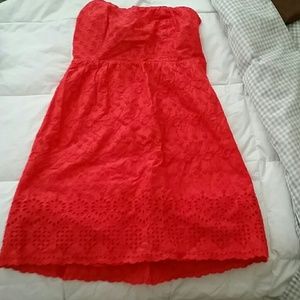Old Navy eyelet strapless dress