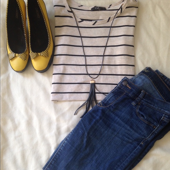 NWOT T-Shirt with Attached Necklace
