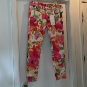 NWT Kate Spade watercolor jeans