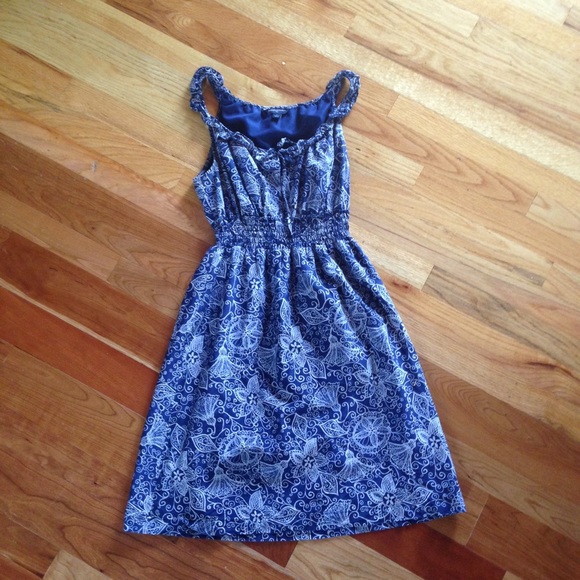 Banana republic blue dress