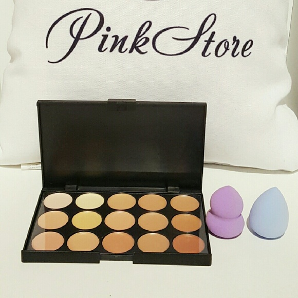 Contour Cream Palette, 2 Mini Blenders