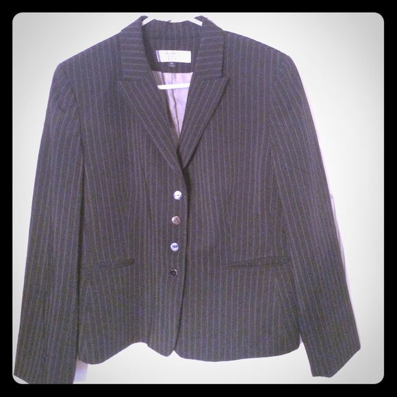 Pinstriped Suit Blazer