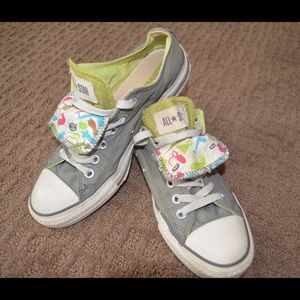 Converse All Star double-tongue low top chucks