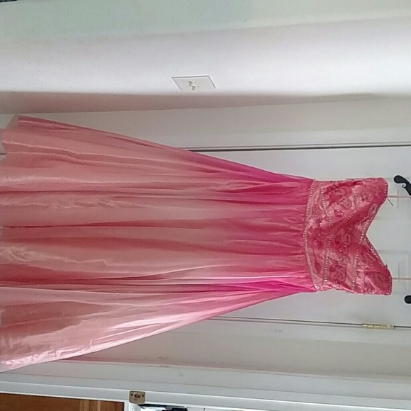 Ombre pink dress