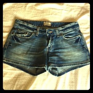 BKE denim shorts