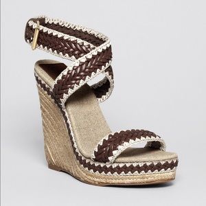 Tory Burch Lilah Espadrilles Wedge Size 7