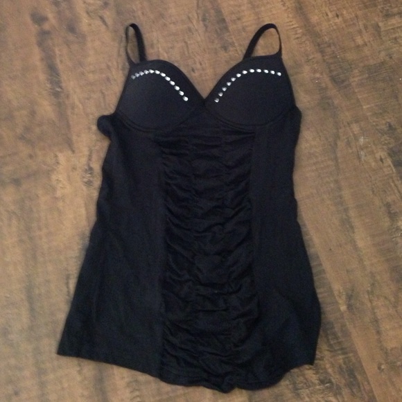 π Embellished Bustier Tank - Picture 1 of 2