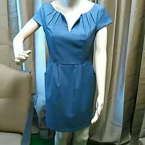 Pleated, lined dress