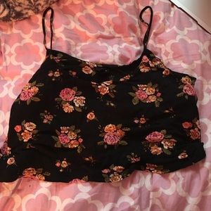 Floral crop top