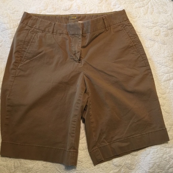 J Crew Summer Weight Chino Bermuda Shorts